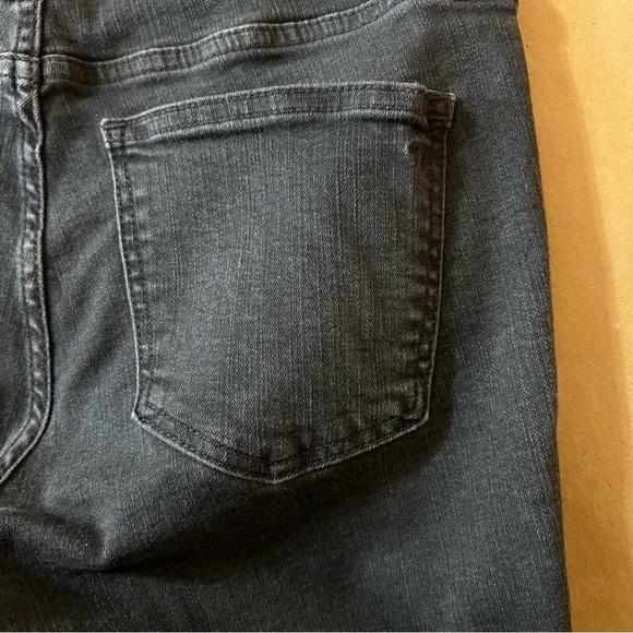 Madewell 9" Mid-Rise Skinny Jeans Berkeley Black: Button-Through Edition Size 26 - Picture 11 of 13